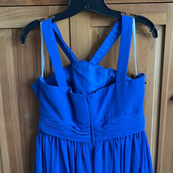 Blue knee length dress - Picture 3 of 5